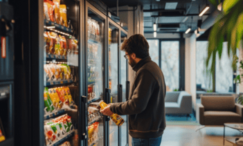 Snack for vending machines